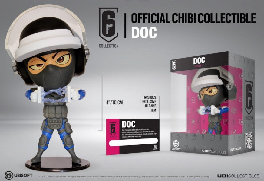 Ubisoft Spain Six Collection Merch Series 5 Doc Chibi Figurine Standard Ubisoft Spain Six Collection Merch Series 5 Doc Chibi Figurine Standard